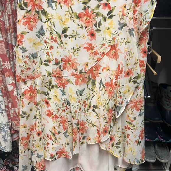 Floral Print Women's Dress - Picture 3 of 7